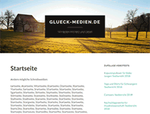 Tablet Screenshot of glueck-medien.de
